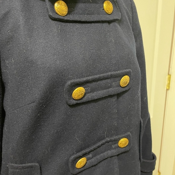 J. Crew Navy Peacoat with Gold Buttons - Picture 9 of 11